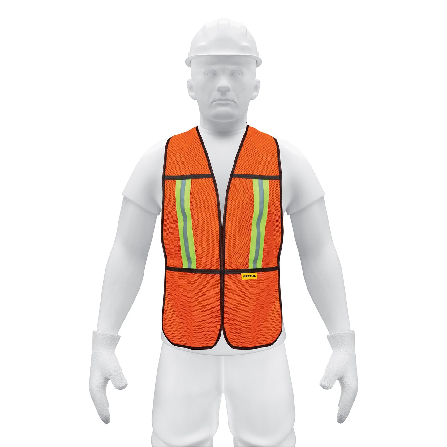 CHALECO DE SEGURIDAD REFLEJANTE NARANJA (21025) CHS-200N CHS-200N