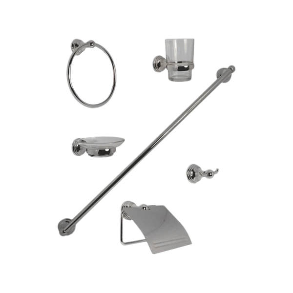 JGO ACCESORIOS P/EMPOTRAR P/BAÑO JE02C