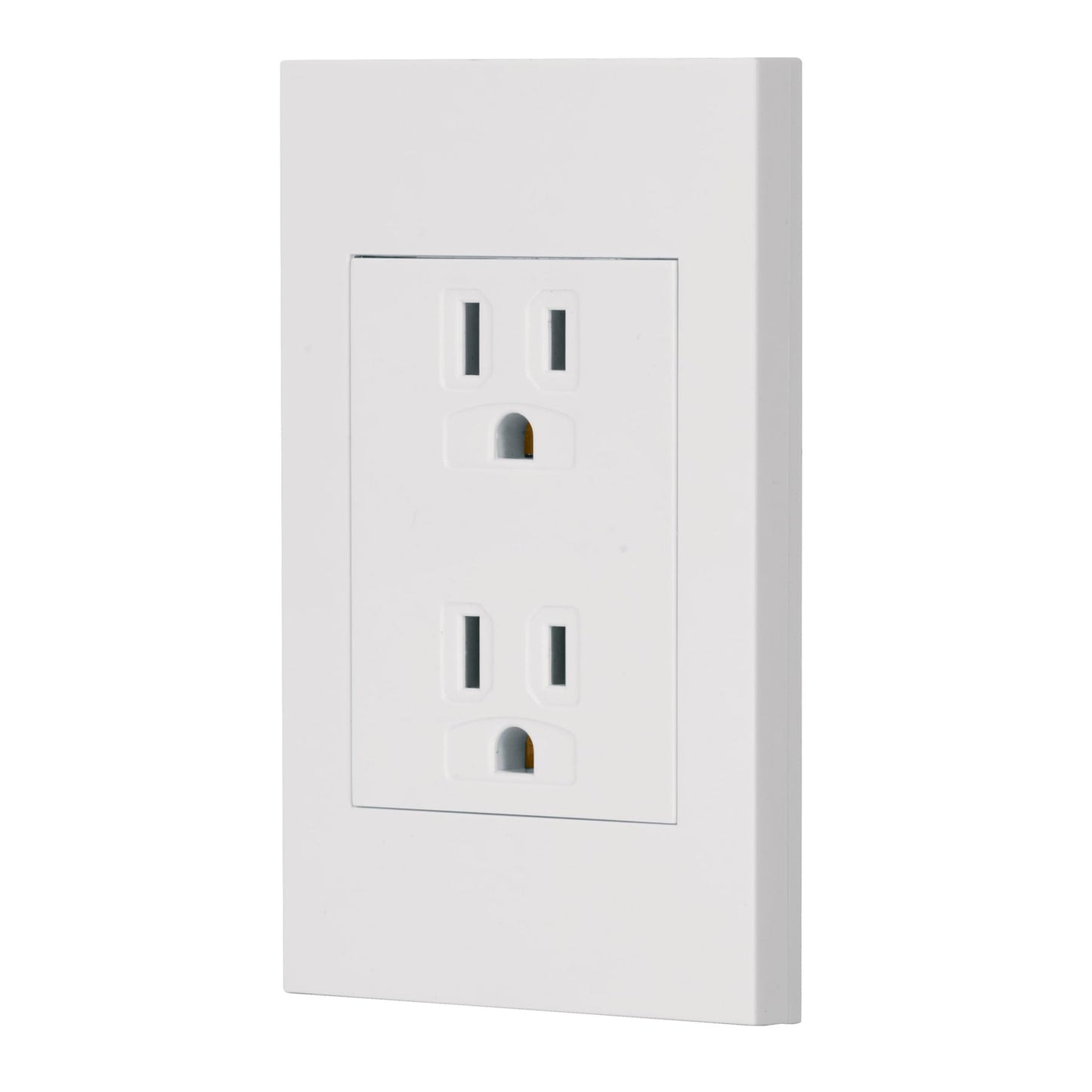 CONTACTO DUPLEX BCO 3 MOD C/PLACA LINEA ESPAÑOLA (47059) CODO-EB