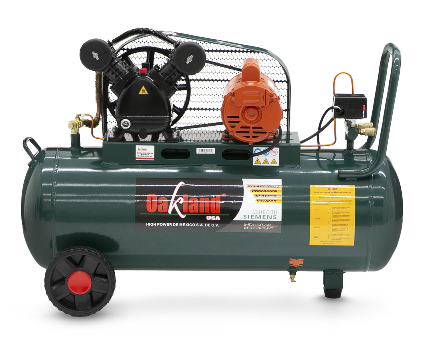 COMPRESOR AIRE OAKLAND COM-1108 TANQ108L 1 HP (OAKKITCOM-1108)