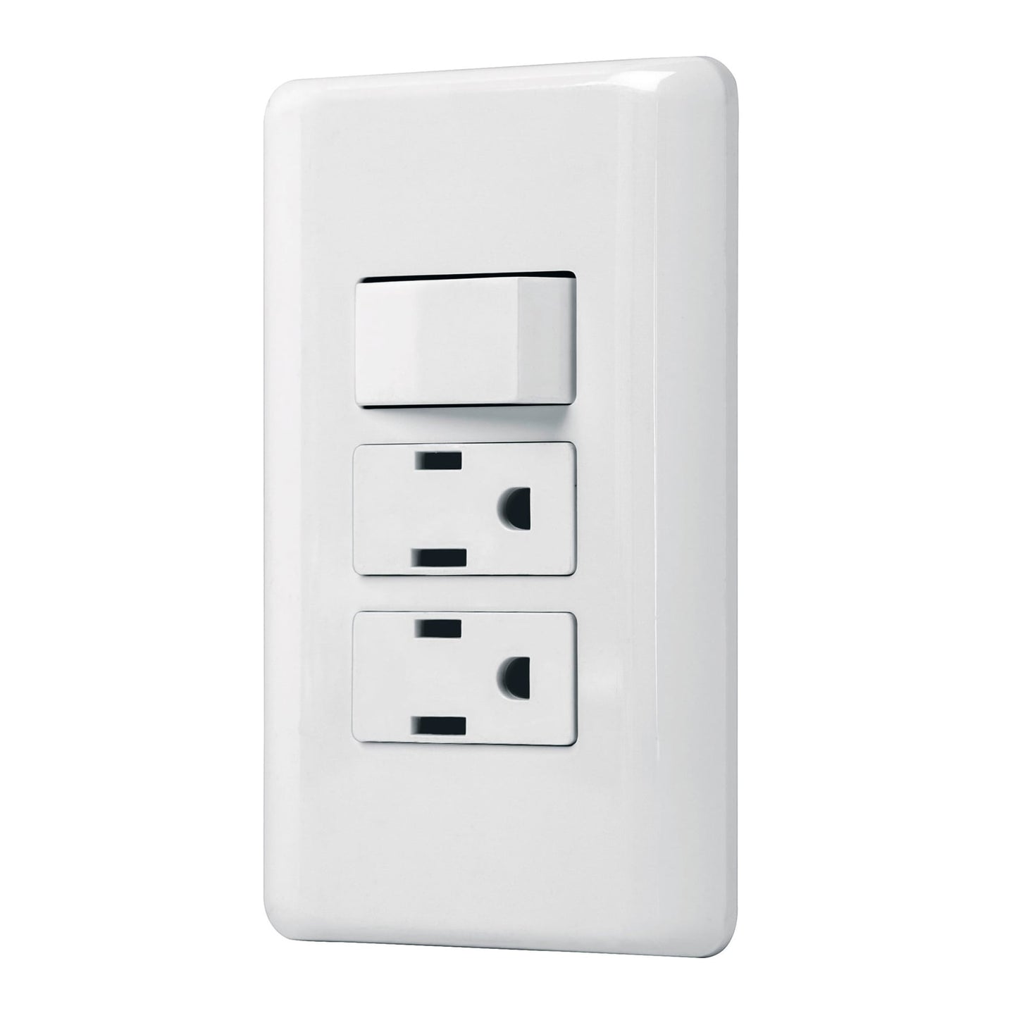 PLACA ARMADA 2 CONTACTOS E INTERRUPTOR BCO VOLTECK BASIC (25079) PA-APCO-B3