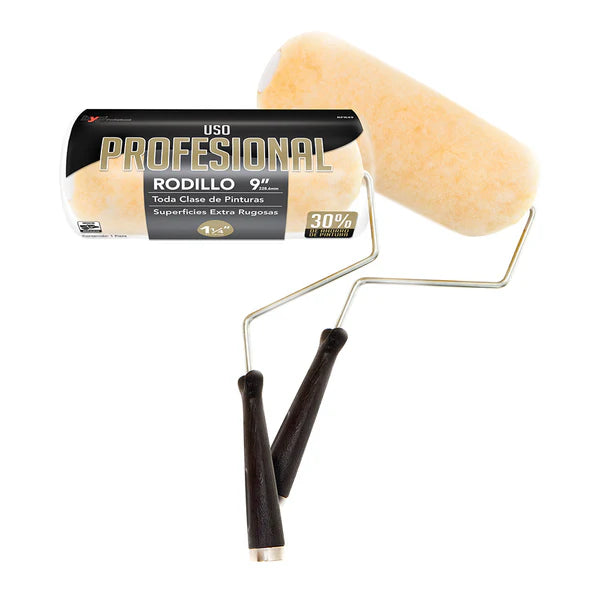 RODILLO 9" BYP PROFESIONAL ALTA DENSIDAD 1-1/4 RPR49