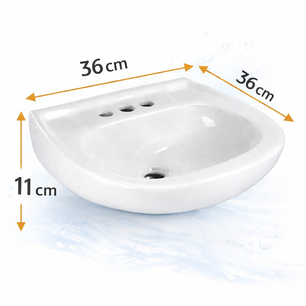 LAVABO PARA BAÑO GENOVA BLANCO