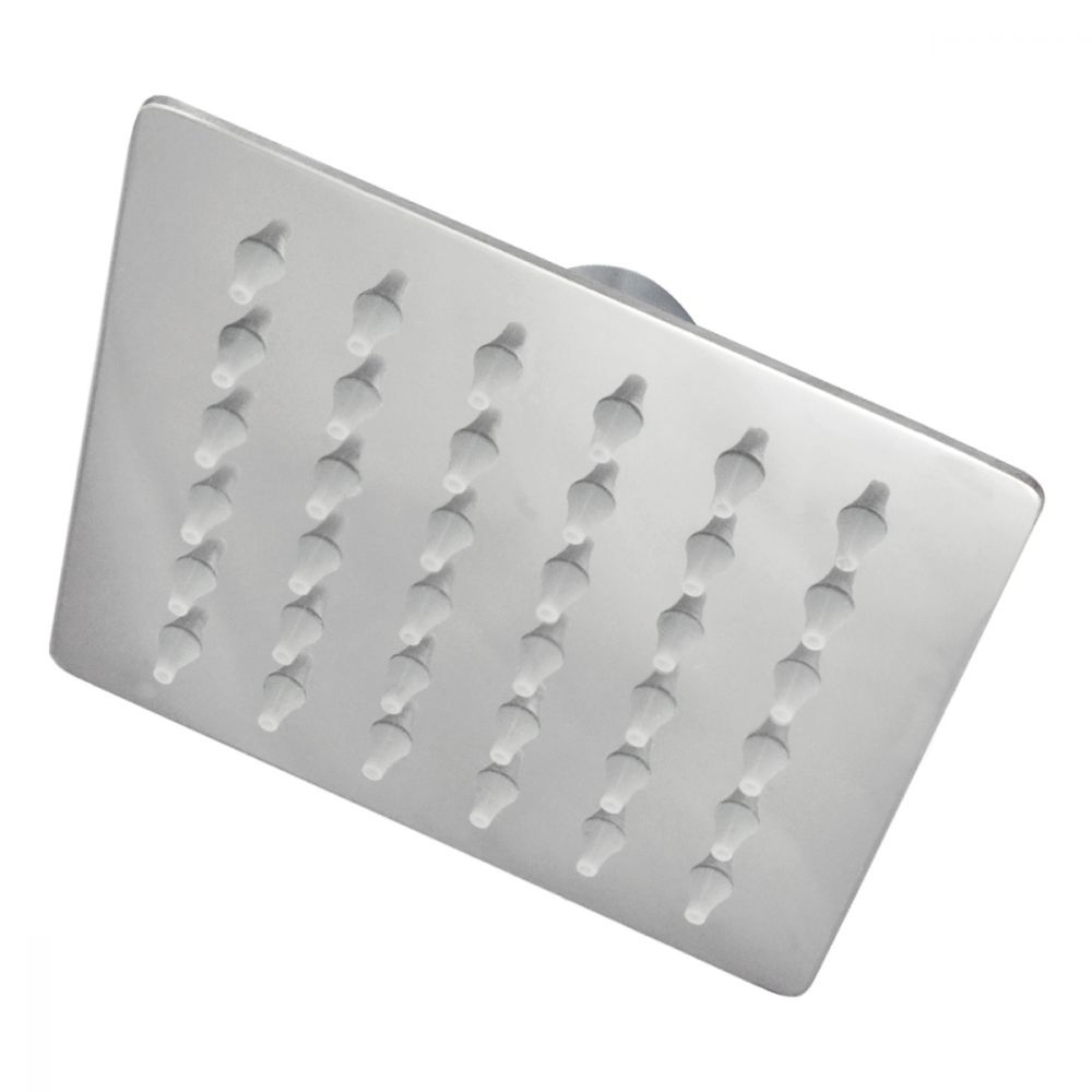 REGADERA CUADRADA 4X4" S/B ESPEJO 44DCP