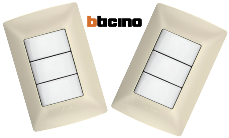 PLACA QUINZIÑO MX MARFIL 3 V + 3 APAGADORES SENCILLO QUINZIÑO MX BLANCO