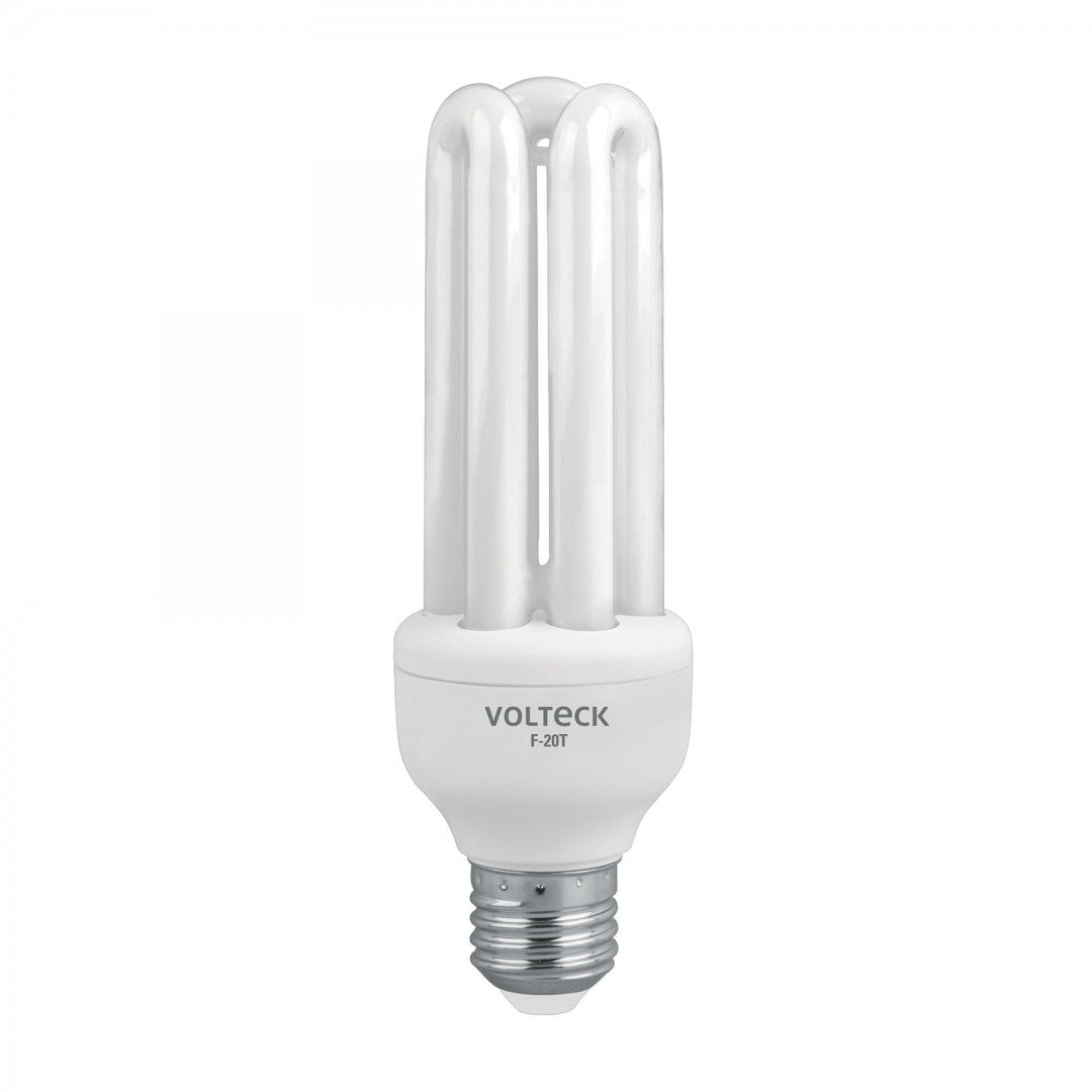 LAMPARA AHORRADORA TRIPLE T4 8000 HR VOLTECK (48226) F-20T 20 WATTS