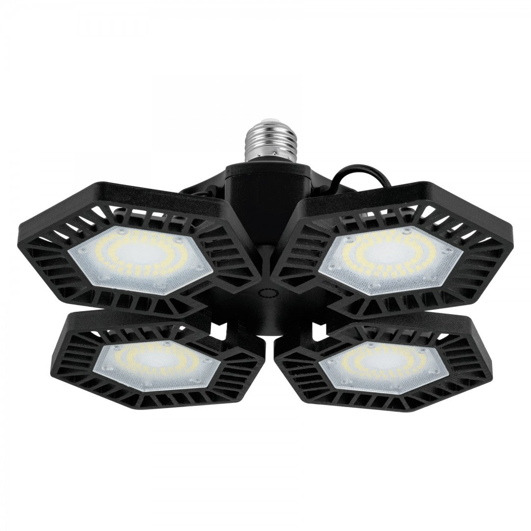 LUMINARIO DE LED 100W ALUMINIO CON 4 PANELES ABATIBLES (46588) ABA-701L