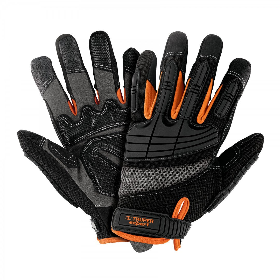GUANTES PARA MECANICO ANTI-IMPACTO TRUPER (15158) GU-665