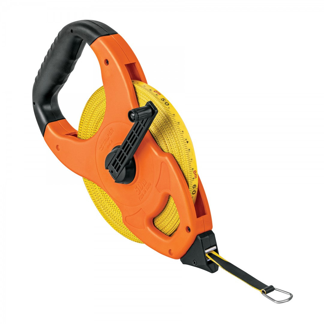 CINTA LARGA FIBRA DE VIDRIO TIPO CRUCETA 50M METALICA TRUPER (12647) TFC-50ME