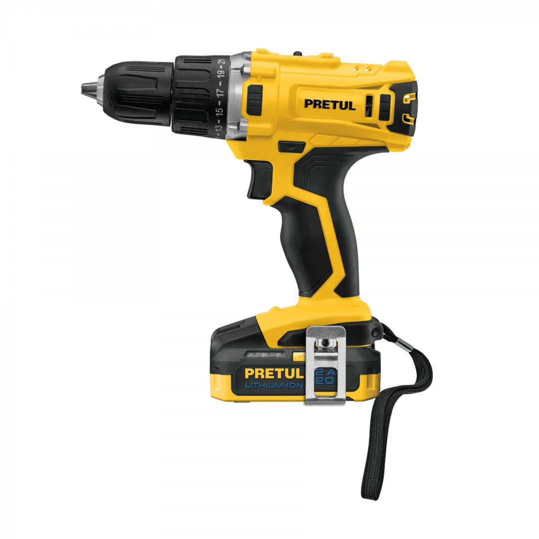 ROTOMARTILLO INALAMB 3/8⤝ BATERIA ION LITIO 20V PRETUL (26118) TALI-20P2