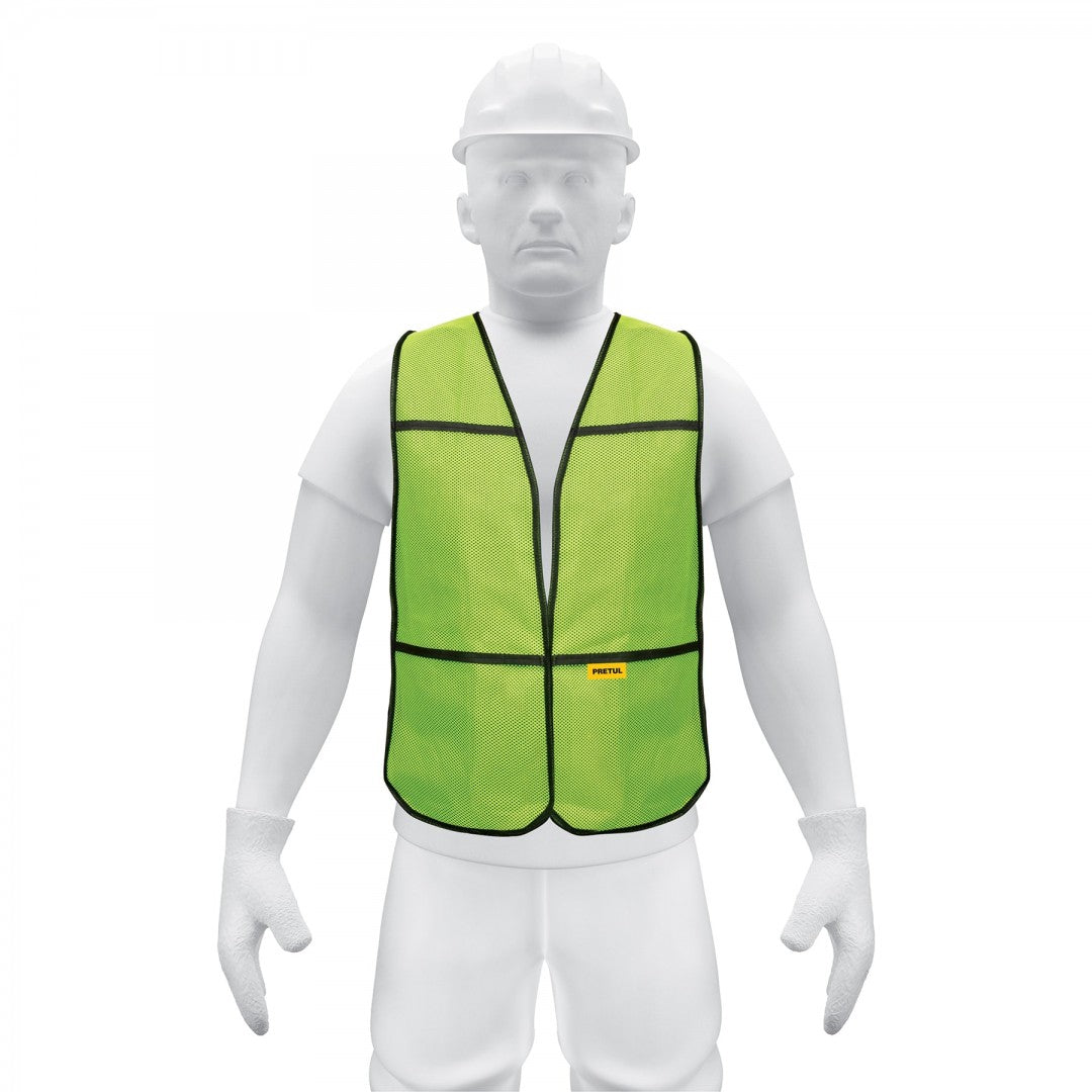 CHALECO DE SEGURIDAD USO DE DIA VERDE TRUPER (21024) CHS-100V