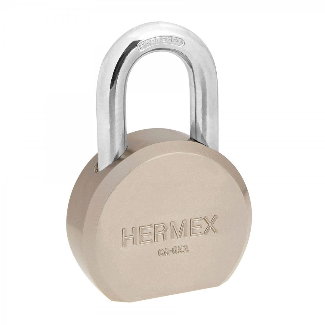 CANDADO ACERO MAXIMA SEGURIDAD GANCHO CORTO LLAVE PUNTOS (43336) CA-65Q