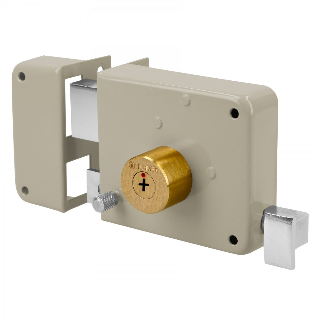 CERRADURA SOBREPONER INSTALA-FACIL LLAVE LETRA IZQUIERDA HERMEX (43577) CS-85I