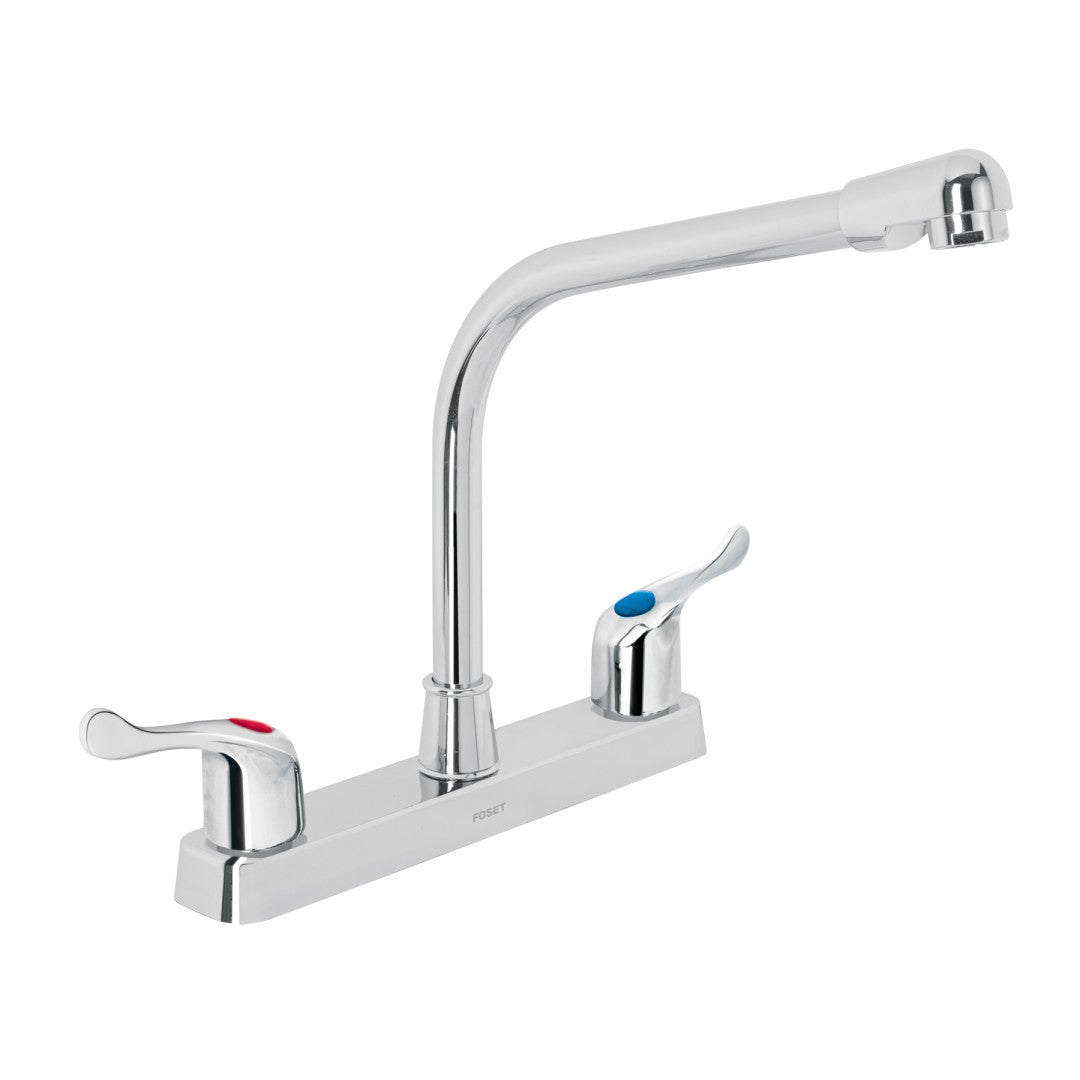 MEZCLADORA PLASTICA FREGADERO COBRA MANERALES PALANCA FOSET (45516) FP-319P