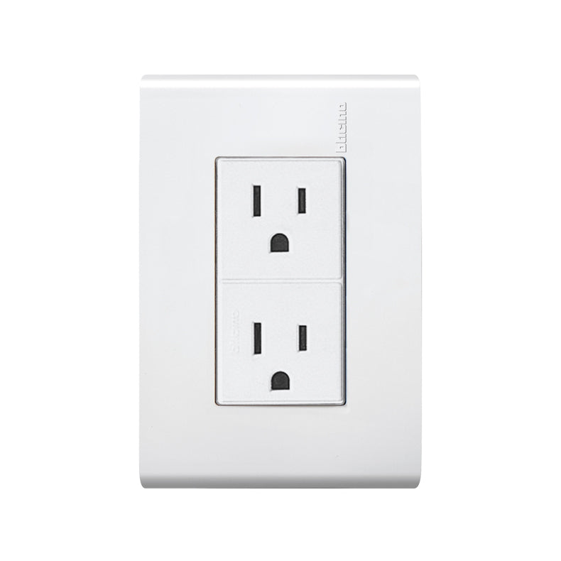 CONTACTO DUPLEX MODUS NUEVA BLANCA C/PLACA E6028BNR