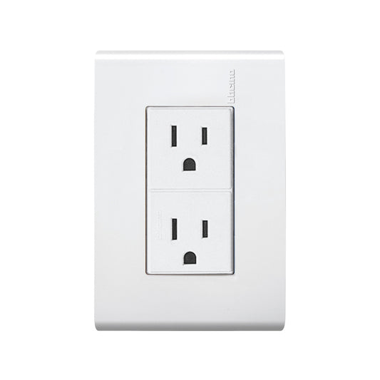 CONTACTO DUPLEX MODUS NUEVA BLANCA C/PLACA E6028BNR