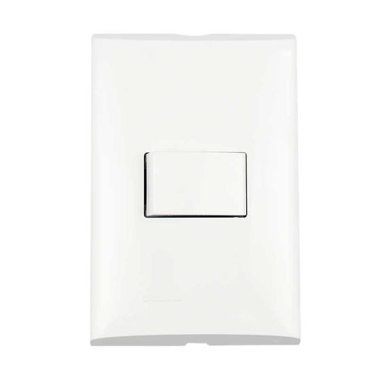 PLACA BLANCA FORZA BTICINO CON PULSADOR TIMBRE 10A 127V FZA551