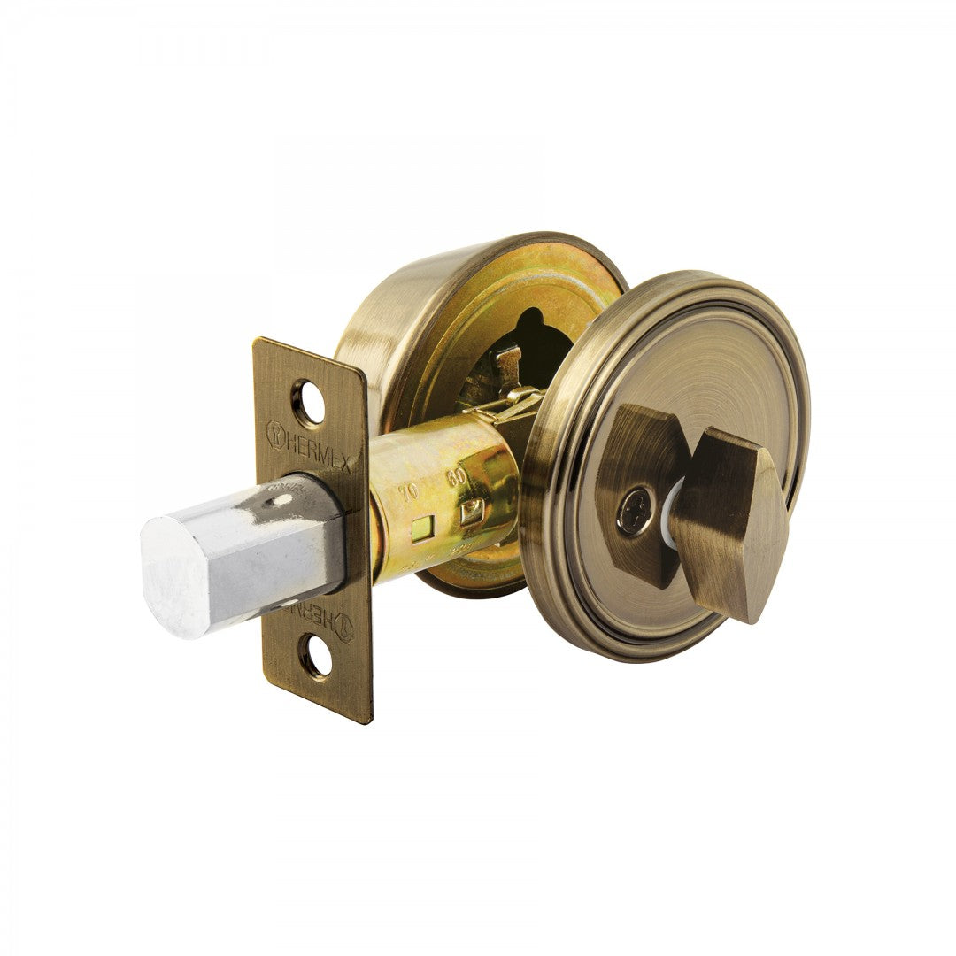 CERROJO MARIPOSA HERMEX LATON ANTIGUO (43596) CERO-21 CERO-21