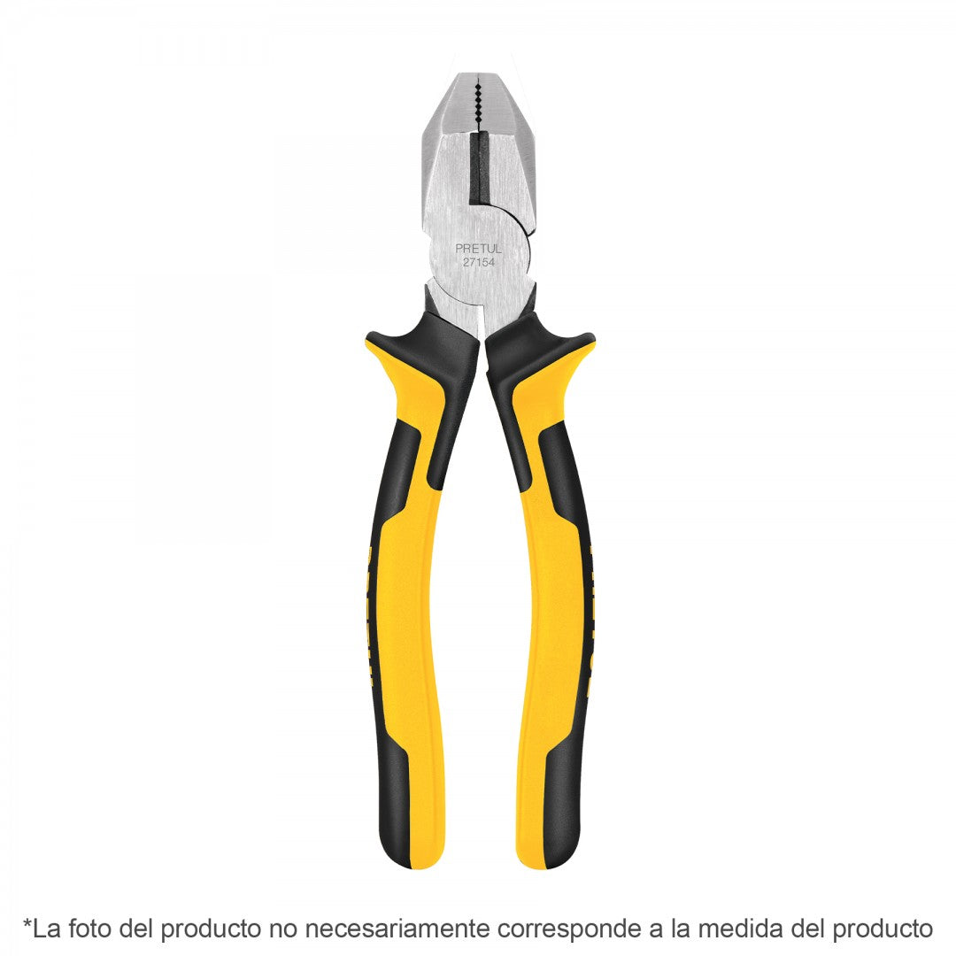 PINZA P/ELECTRICISTA 9 CABEZA CUADRADA COMFORT GRIP PRETUL (27155) 219-PX