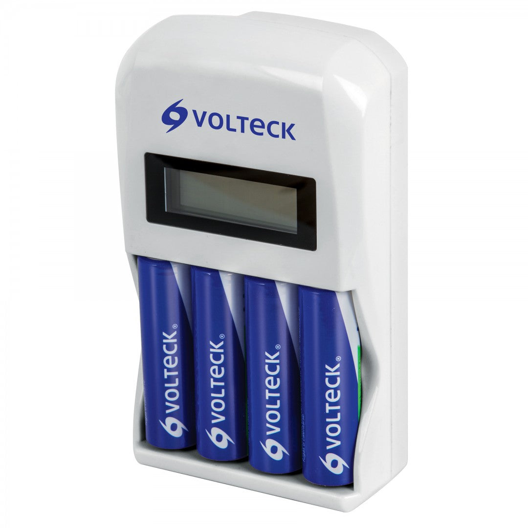 CARGADOR RAPIDO DE PILAS AA , AAA VOLTECK (46046) CA-RE-10