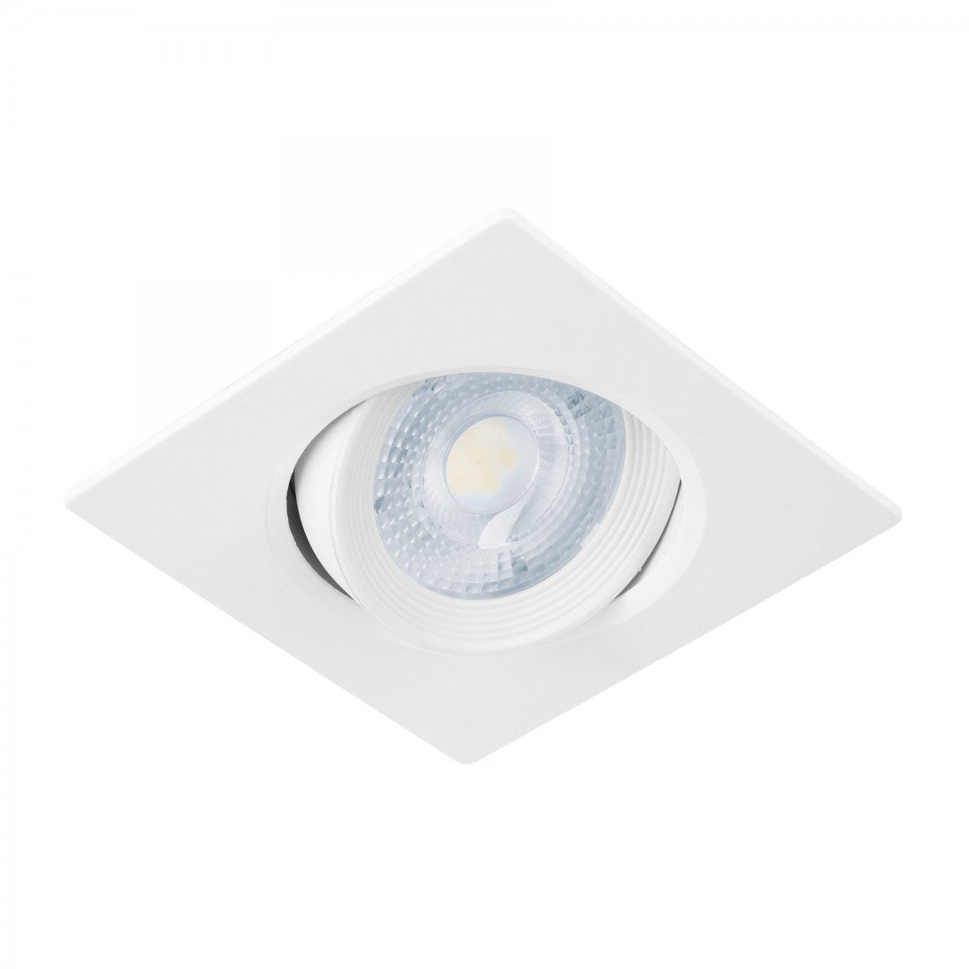 EMPOTRADO DIRIGIBLE CUADRADO 5 WATTS BLANCO VOLTECK (46947) EMP-106L