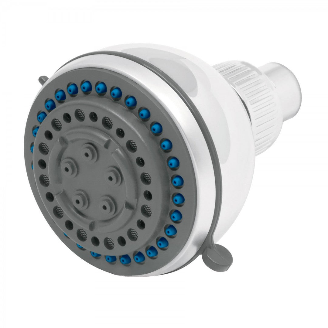 REGADERA REDONDA ABS 3' S/ BRAZO 5 FUNCIONES AQUA (49415) R-508S