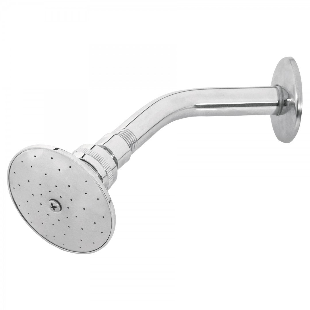 REGADERA REDONDA 3' BRAZO Y CHAPETON ACERO FOSET AQUA (45058) R-502