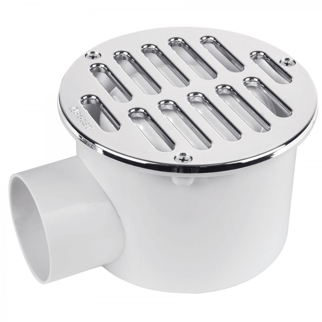 COLADERA ABS 5 SALIDA LATERAL 2 REJILLA CON 3 TORNILLOS (46024) COL-62