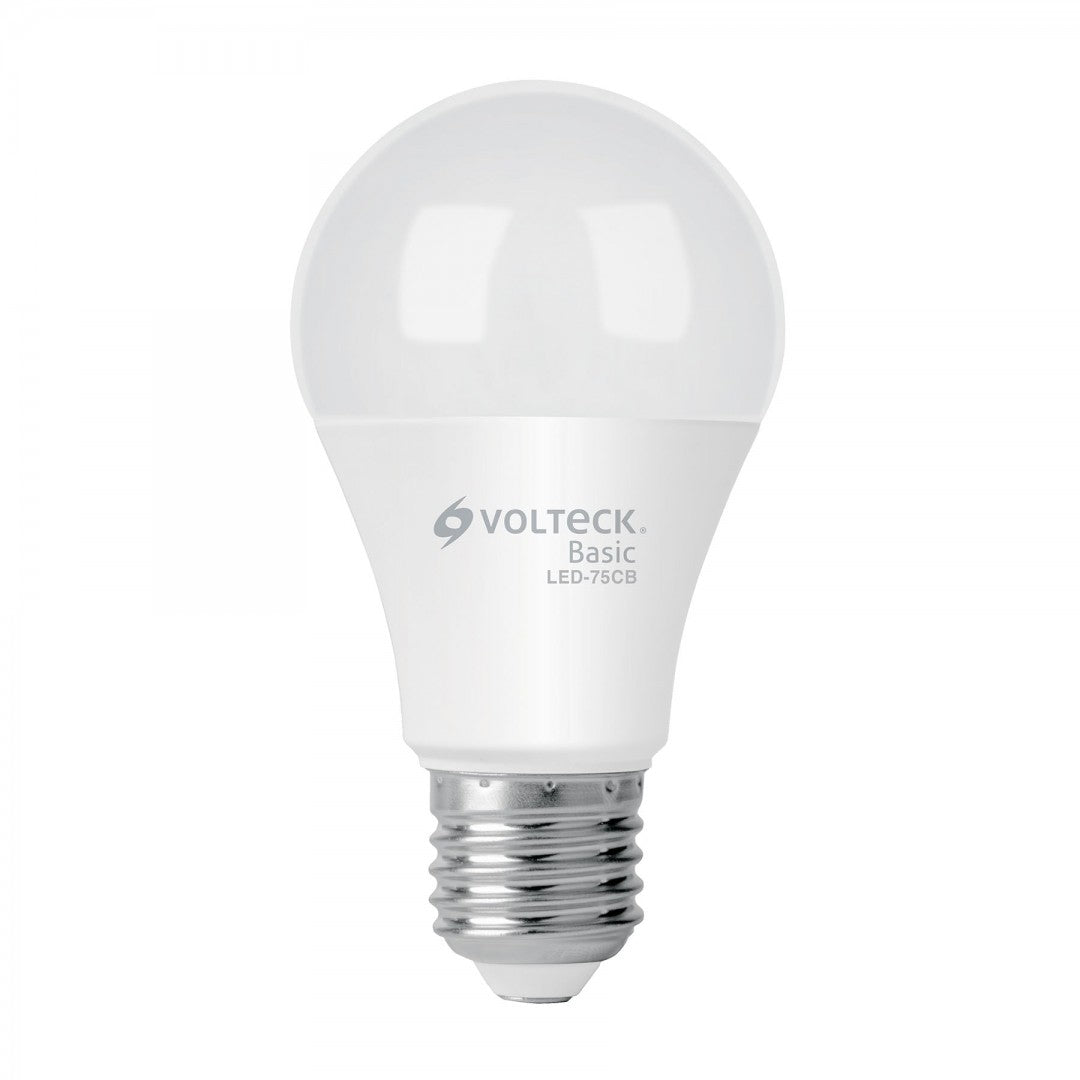 LÁMPARA DE LED TIPO BULBO A19 10 W, LUZ CÁLIDA, CAJA, BASIC (28064)LED-100CB
