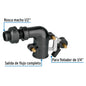 VALVULA DE FLOTADOR DE PLASTICO 1/2" FOSET (48082) VAFLO-1/2P