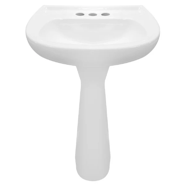 LAVABO CON PEDESTAL JAZMIN JUNIOR BLANCO