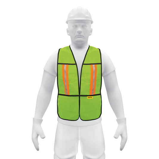 CHALECO DE SEGURIDAD VERDE TRUPER (21026) CHS-200V