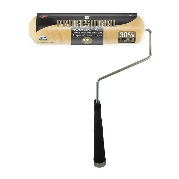 RODILLO 9" BYP PROFESIONAL ALTA DENSIDAD 3/8 RPR19