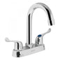 MEZCLADORA P/LAVABO CUELLO TIPO BAR MANERAL METALICO FOSET (49280) M-060P