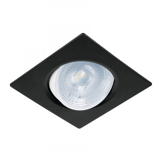 LUMINARIO EMPOTRABLE CUADRADO LED DIRIGIBLE 5 W NEGRO (46948) EMP-107L   