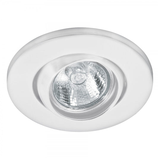 LUMINARIO DE EMPOTRAR DIRIGIBE CURVO COLOR BLANCO VOLTECK (46623) LUEM-345B