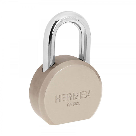 CANDADO GANCHO CORTO REDONDO HERMEX ACERO (43338) CA-65X 65MM