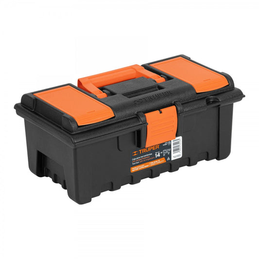 CAJA HERRAMIENTAS 14" C/ COMPARTIMENTOS TRUPER (11139) CHA-14NC