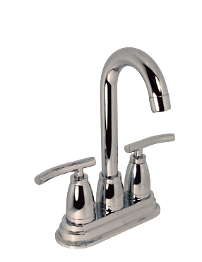 MEZCLADORA LAVABO PICO T/BAR C/CERAM.90 A/CROM. M/TUBULAR RUGO 24BT