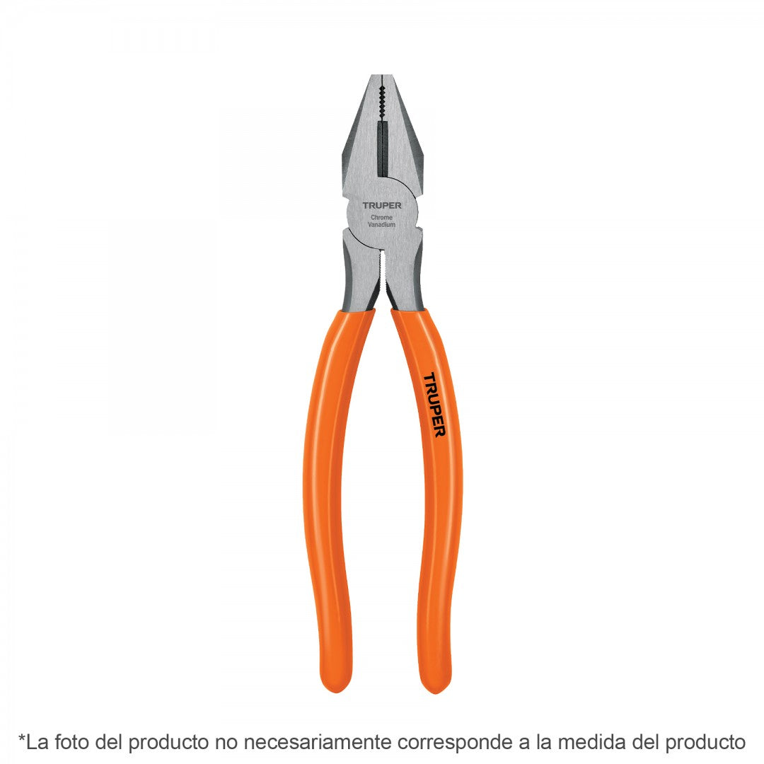 PINZA PARA ELECTRICISTA 6" MANGO DE VINIL TRUPER (17306) T200-6