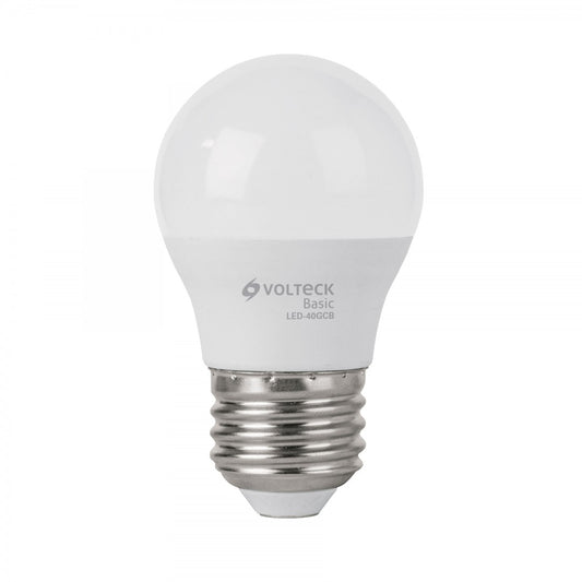 LÁMPARA DE LED TIPO BULBO G45 5 W, LUZ CÁLIDA, CAJA, BASIC (27163)LED-40GCB