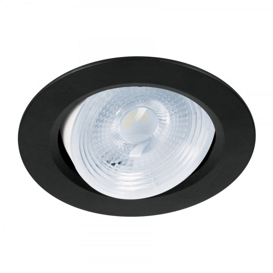 LUMINARIO EMPOTRABLE REDONDO DE LED DIRIGIBLE 5W NEGRO (46945) EMP-104L  