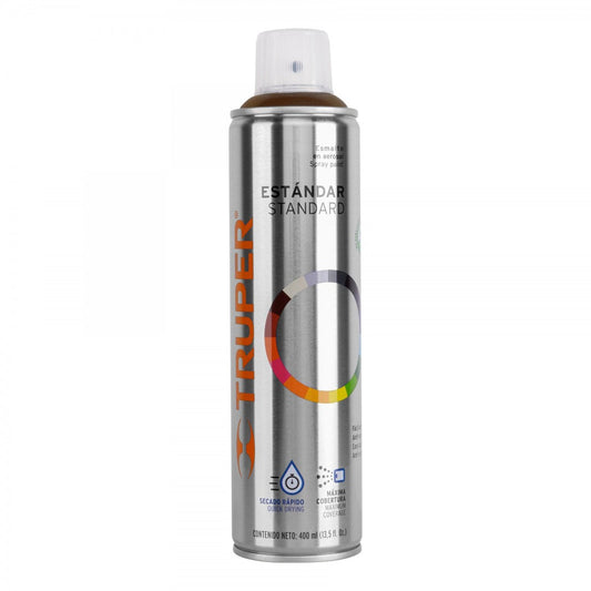 PINTURA EN AEROSOL CAFE ANODIZADO TRUPER 400 ML (12775) PA-CA