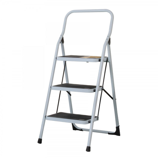 ESCALERA TUBULAR PLEGABLE 3 PELDAÑOS PRETUL (24120) ESTU-3P