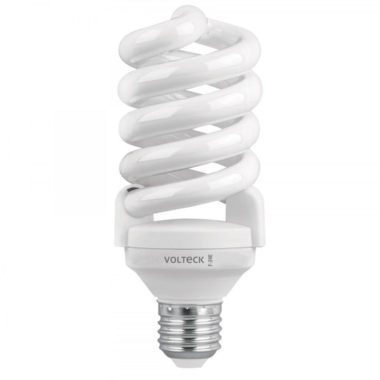 LAMPARA AHORRADORA ESPIRAL 8000HR VOLTECK (48215) F-24E 24 WATTS