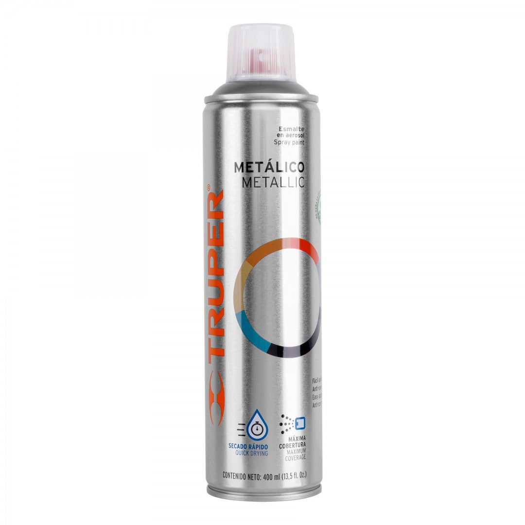 PINTURA EN AEROSOL METALICO PLATA (19059) PAM-PL 400 ML