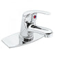 MONOMANDO P/LAVABO CHAROLA ACERO INOXIDABLE FOSET (49408) AQM-42