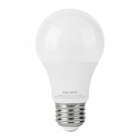 LAMPARA LED A19 110 VOLTS LUZ DE DIA ATENUABLE 9 WATTS VOLTECK (48297) LED-60DF