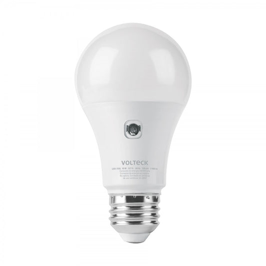 LAMPARA LED BULBO A19 C/SENSOR DE LUZ 10 WATTS VOLTECK (46990) LED-75SL